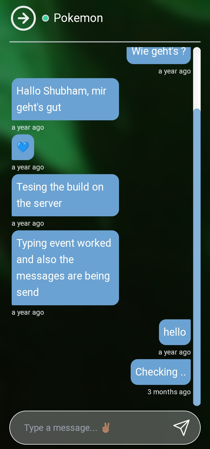 Screenshot of Chatr. - Chat App